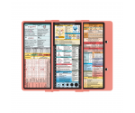 WhiteCoat Clipboard® Trifold - Coral Primary Care Edition